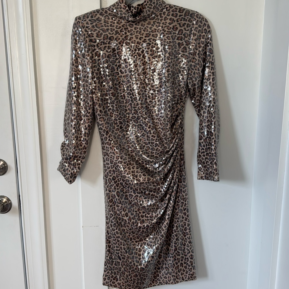 Kevan Hall Animal Print Dress Size 6